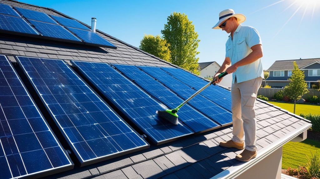 comment nettoyer panneau solaire